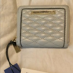 BRAND NEW Rebecca Minkoff quilted leather wallet